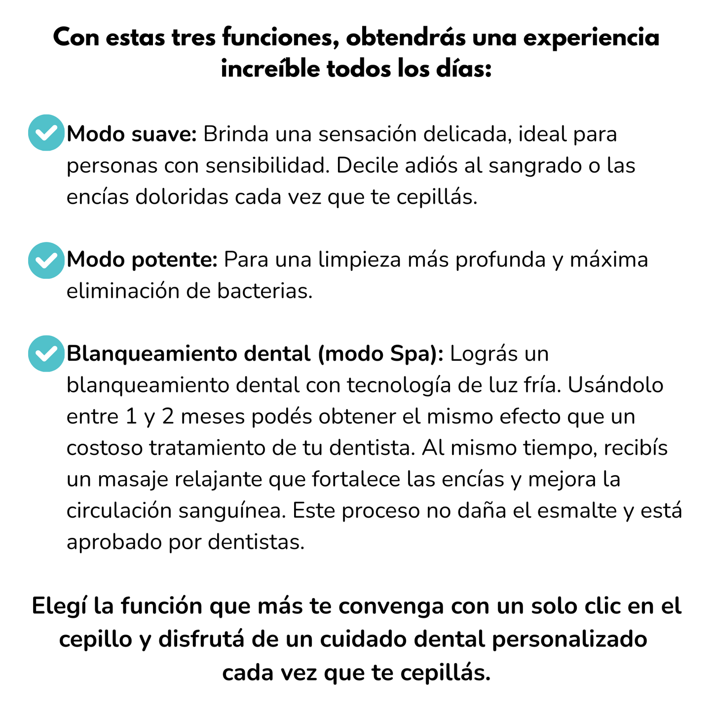 Cepillo Dental Smile Fresh 360° Ultrasónico Blanqueador + Carbon Activador GRATIS